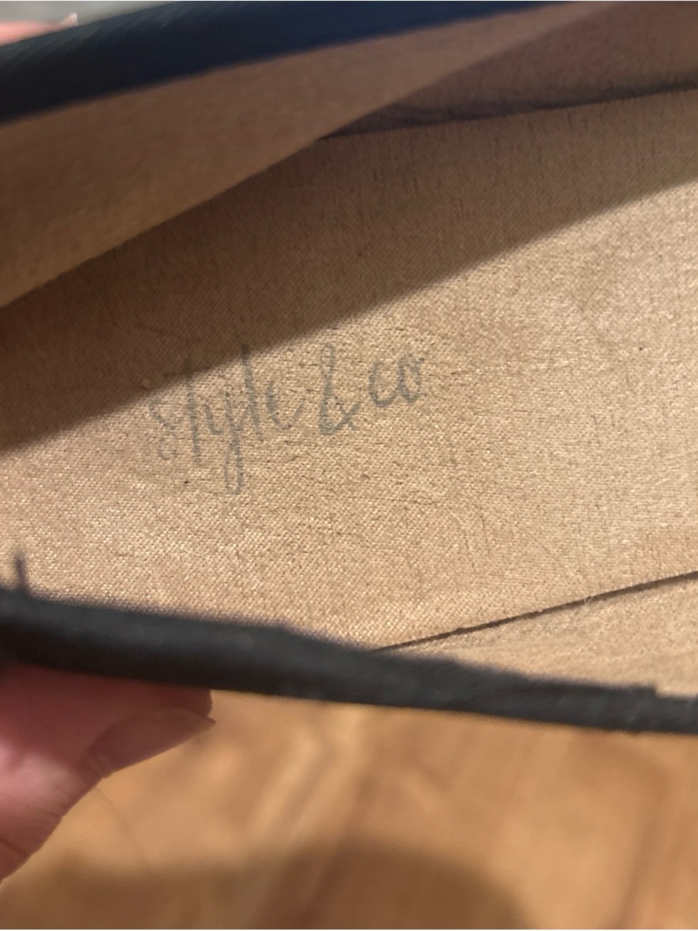 Style & Co. Black Ballet Flats